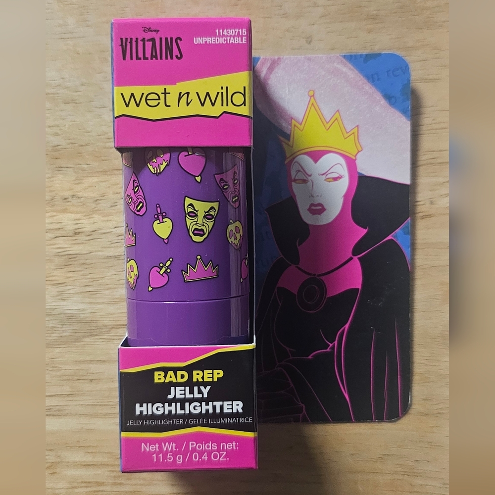 NIB WET N WILD X DISNEY EVIL QUEEN JELLY HIGHLIGHTER BAD REPUTATION